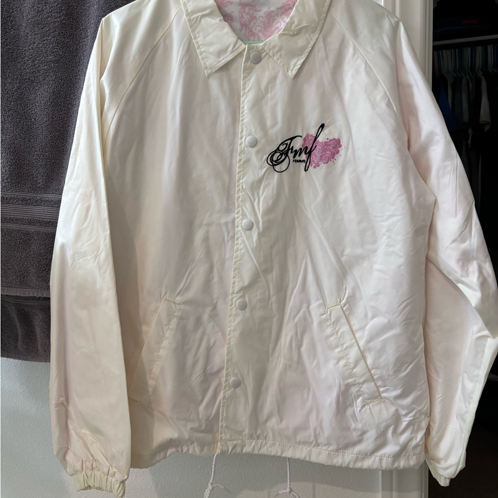 FMF FEMME Size Large Women’s Windbreaker Jacket Nylon